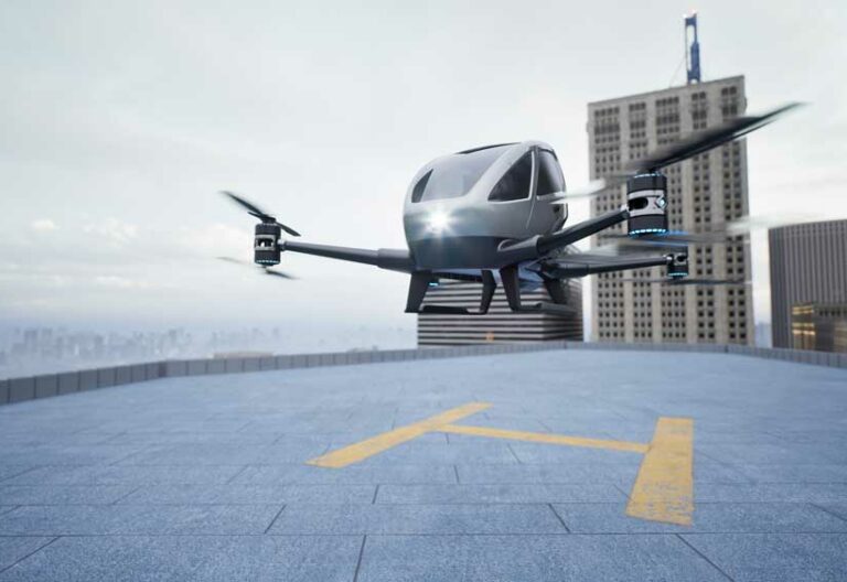 Drone taxi et eVTOL : la réponse aux problèmes de sobriété aérienne