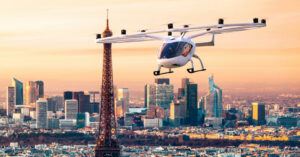 Taxi volant France. (Crédits : Volocopter)