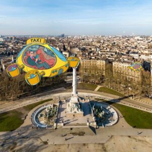 drone taxi en ville